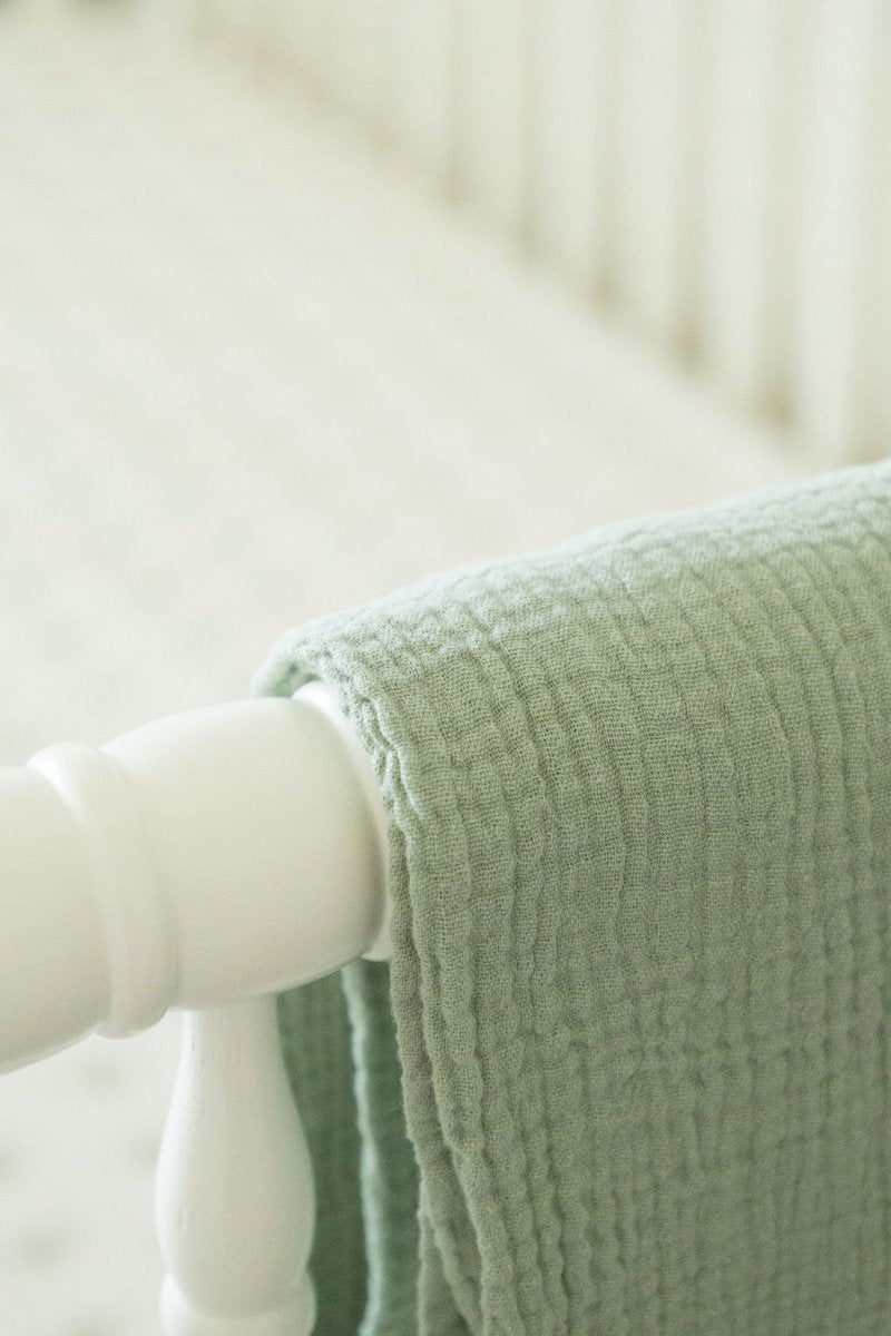 Organic Cotton Gauze Muslin Swaddle Blanket - Baby & Toddler Blankets - Custom Crafting Alliance, LLC