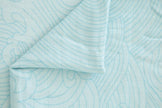 Organic Crashing Sea Waves Bamboo Cotton Blend Crib Sheet - Crib Sheet - Custom Crafting Alliance, LLC