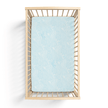 Organic Crashing Sea Waves Bamboo Cotton Blend Crib Sheet - Crib Sheet - Custom Crafting Alliance, LLC
