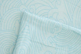 Organic Crashing Sea Waves Bamboo Cotton Blend Crib Sheet - Crib Sheet - Custom Crafting Alliance, LLC
