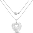 0.52 Carat Genuine White Diamond .925 Sterling Silver Pendant