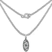 0.27 Carat Genuine Blue Diamond .925 Sterling Silver Pandent