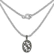 0.28 Carat Genuine Black Diamond .925 Sterling Silver Pandent