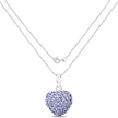 7.00 Carat Genuine Tanzanite .925 Sterling Silver Pendant