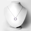 0.72 Carat Genuine Amethyst .925 Sterling Silver Pendant