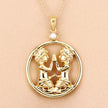 0.45 Carat Genuine Pearl .925 Sterling Silver Pendant