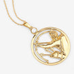 0.33 Carat Genuine White Zircon .925 Sterling Silver Pendant