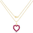 0.43 Carat Genuine Ruby 10K Yellow Gold  Pendant
