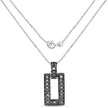 0.36 Carat Genuine Green Diamond .925 Sterling Silver Pendant