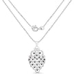 0.67 Carat Genuine Black Sapphire .925 Sterling Silver Pendant