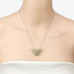 3.90 Carat Genuine Peridot .925 Sterling Silver Pendant