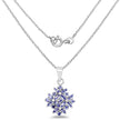 1.50 Carat Genuine Tanzanite .925 Sterling Silver Pendant