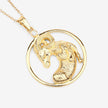 0.03 Carat Genuine White Diamond .925 Sterling Silver Pendant
