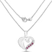 0.18 Carat Genuine Ruby .925 Sterling Silver Pendant