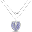 6.17 Carat Genuine Tanzanite .925 Sterling Silver Pendant