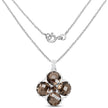 7.03 Carat Genuine Smoky Quartz .925 Sterling Silver Pendant