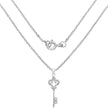0.10 Carat Genuine White Diamond .925 Sterling Silver Pendant