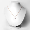18K Rose Gold Plated 0.70 Carat Genuine Morganite .925 Sterling Silver Pendant