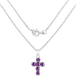 1.44 Carat Genuine Amethyst .925 Sterling Silver Pendant