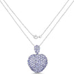 6.01 Carat Genuine Tanzanite .925 Sterling Silver Pendant