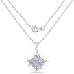0.90 Carat Genuine Tanzanite .925 Sterling Silver Pendant