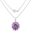 6.50 Carat Genuine Amethyst .925 Sterling Silver Pendant