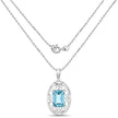 9.60 Carat Genuine Green Topaz .925 Sterling Silver Pendant