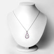 0.50 Carat Created Ruby .925 Sterling Silver Pendant