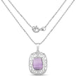 7.30 Carat Genuine Amethyst .925 Sterling Silver Pendant