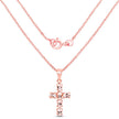 14K Rose Gold Plated 2.58 Carat Genuine Morganite .925 Sterling Silver Pendant