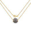 16.79 Carat Genuine Grey Moonstone .925 Sterling Silver Pendant