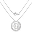 0.53 Carat Genuine White Diamond .925 Sterling Silver Pendant