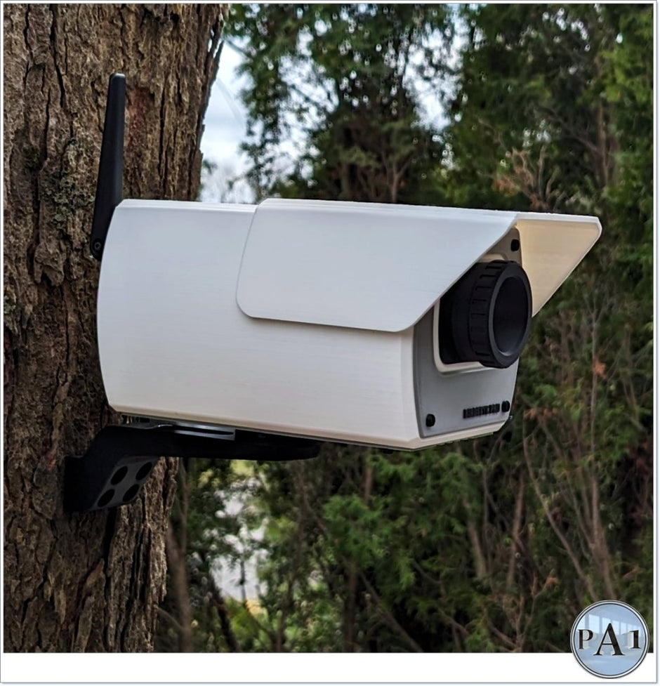 PerchCam Birdhouse – Realistic Security Camera Style Bird House for Modern Outdoor Decor - Custom Crafting Alliance, LLC
