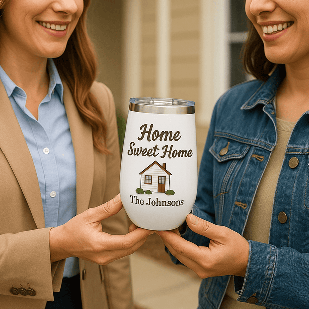 Personalized 10 - oz Wine Tumblers – Sip in Style with Custom Designs! - Glasses and Mugs - Custom Crafting Alliance, LLC