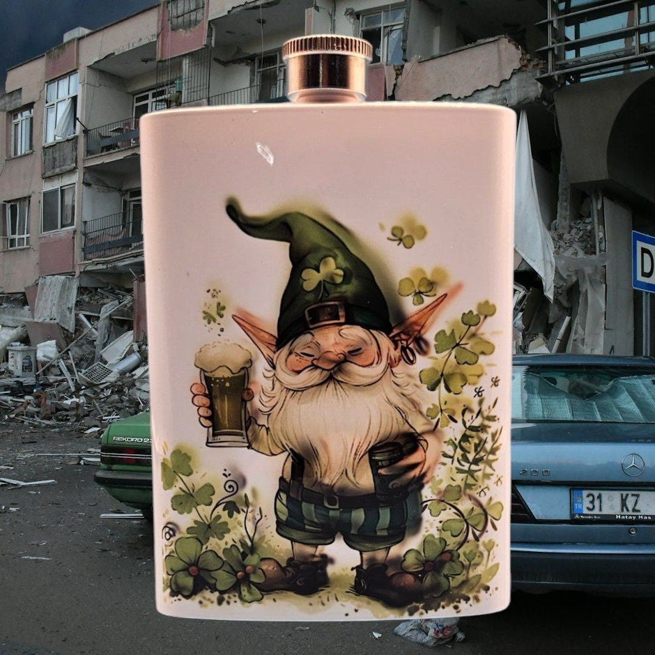 Personalized Colorful Hip Flask - Beverage Carriers - Custom Crafting Alliance, LLC