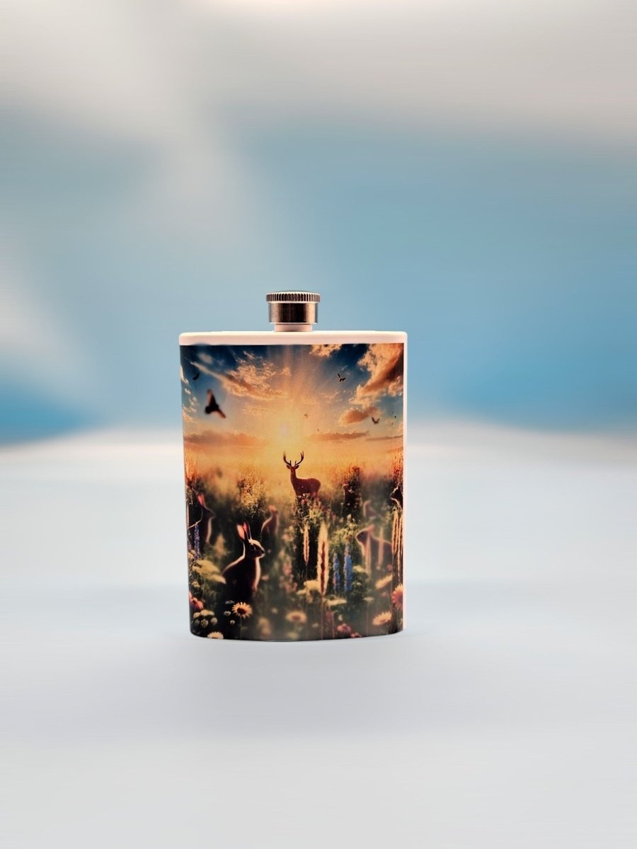 Personalized Colorful Hip Flask - Beverage Carriers - Custom Crafting Alliance, LLC