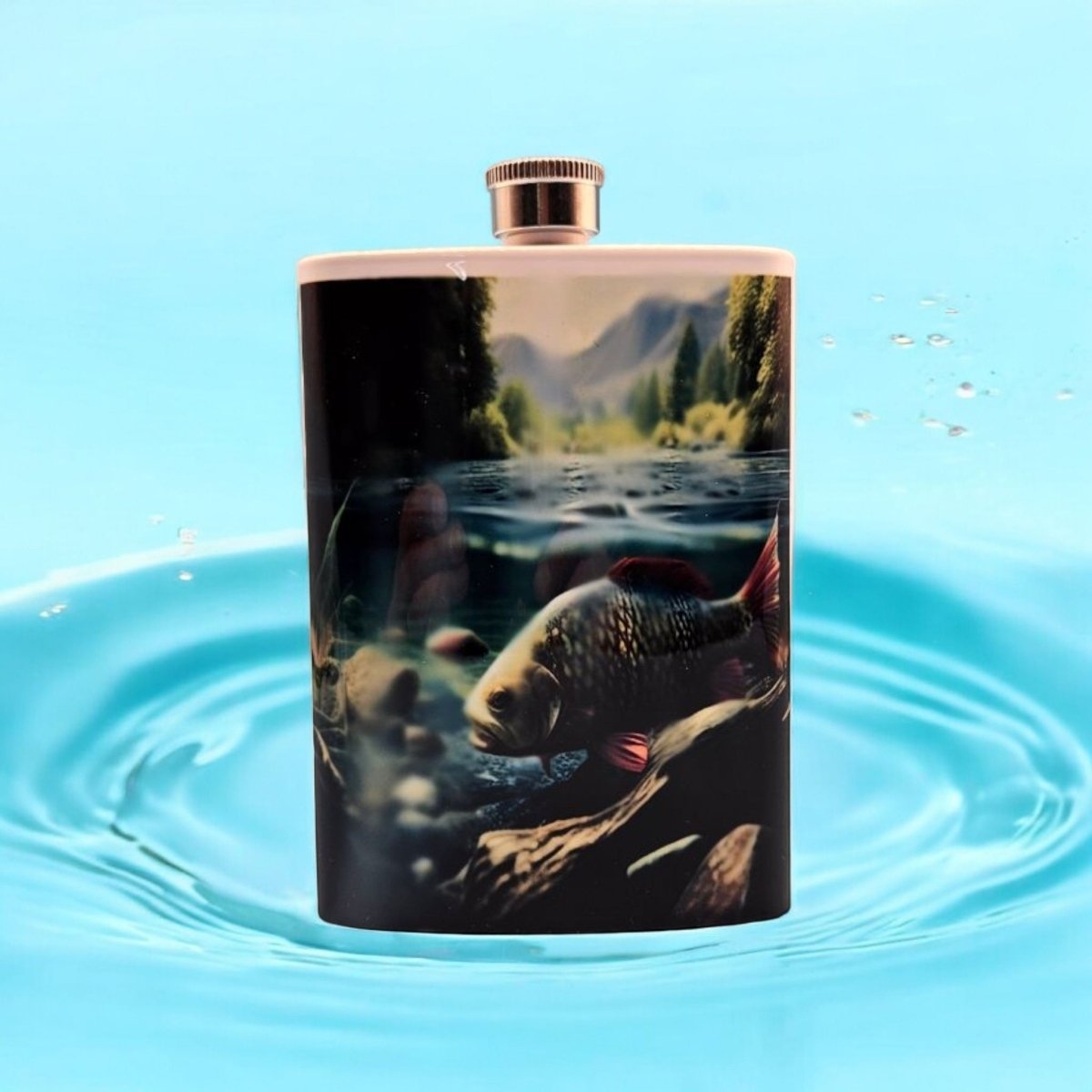 Personalized Colorful Hip Flask - Beverage Carriers - Custom Crafting Alliance, LLC