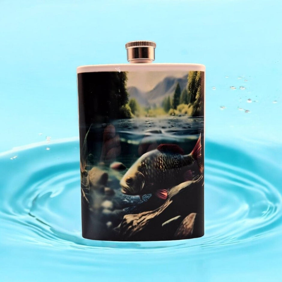 Personalized Colorful Hip Flask - Beverage Carriers - Custom Crafting Alliance, LLC