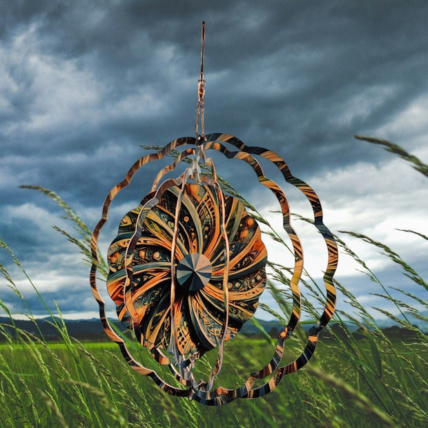 Personalized Colorful Metal Wind Spinner - Wind Spinner - Custom Crafting Alliance, LLC
