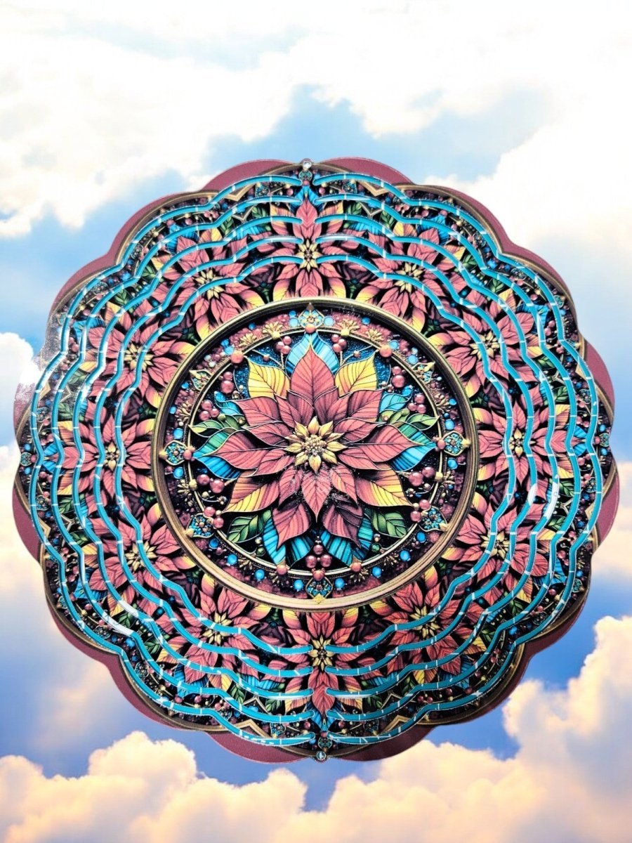 Personalized Colorful Metal Wind Spinner - Wind Spinner - Custom Crafting Alliance, LLC
