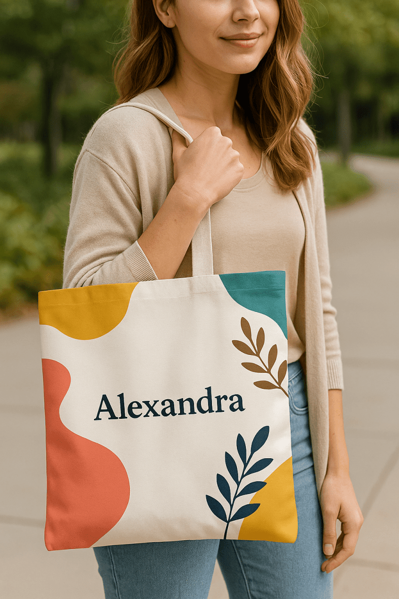 Personalized Colorful Tote Bag – Custom Design, Vibrant Prints & Unique Gift! - Tote Bag - Custom Crafting Alliance, LLC