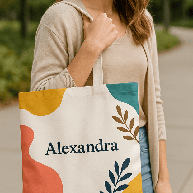 Personalized Colorful Tote Bag – Custom Design, Vibrant Prints & Unique Gift! - Tote Bag - Custom Crafting Alliance, LLC