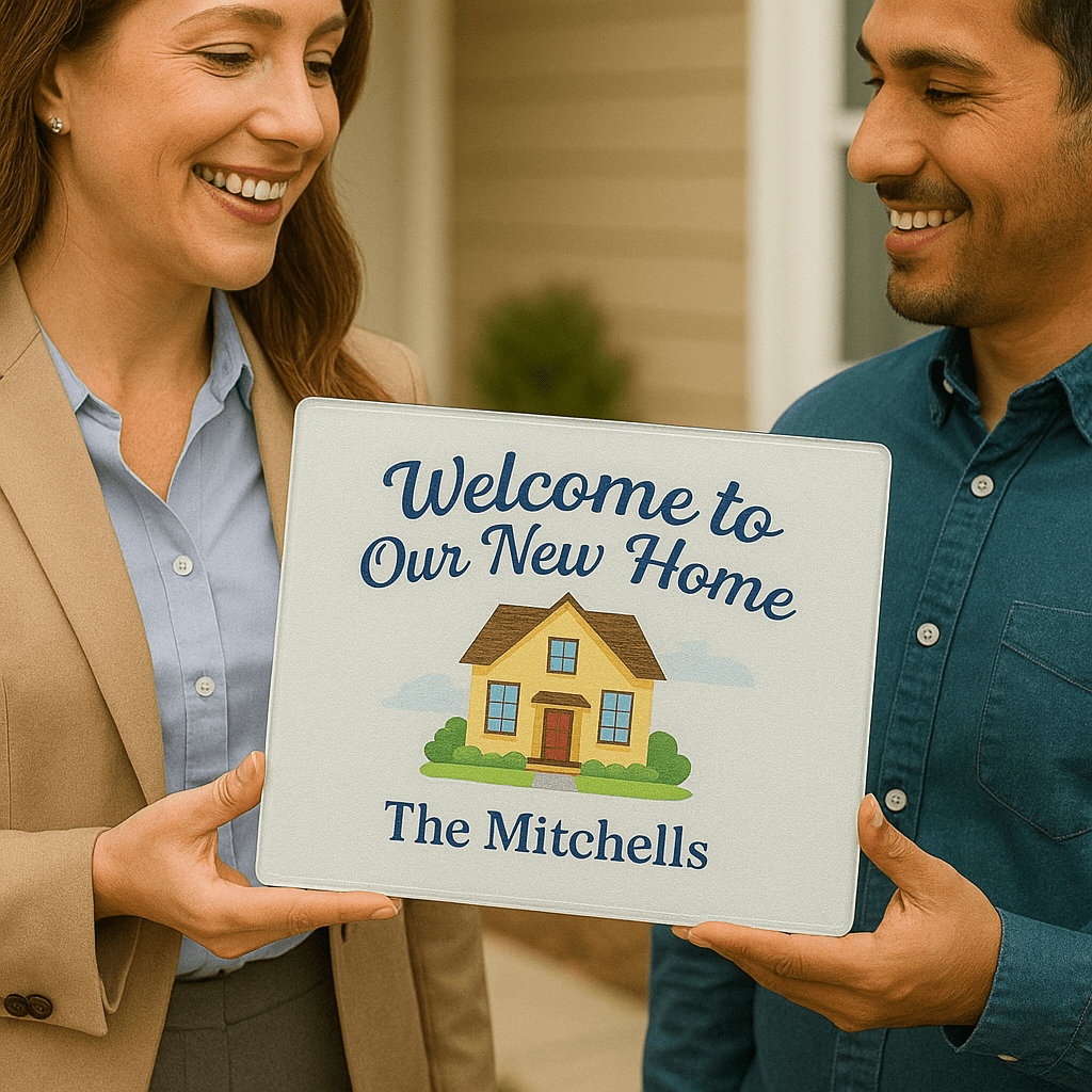 Personalized Glass Cutting Board (11x8 inches) - Custom Crafting Alliance, LLC