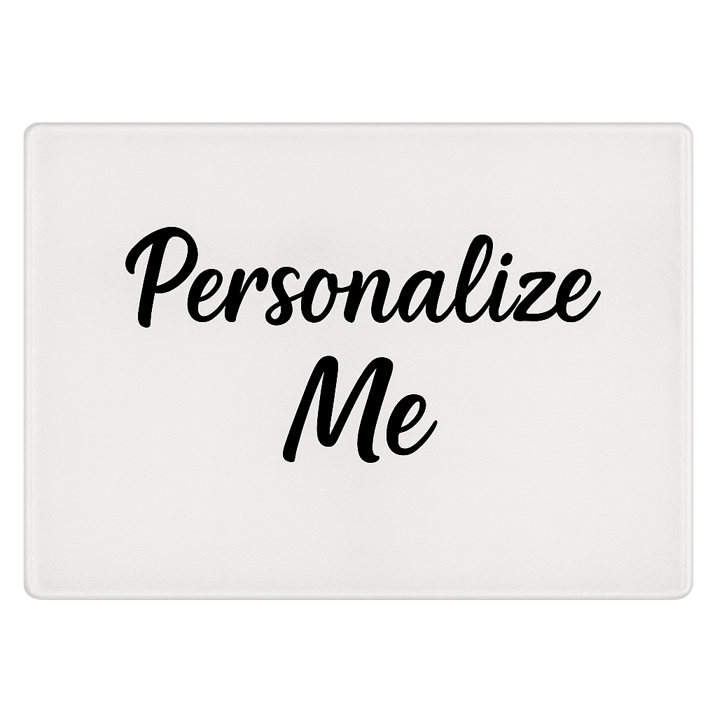 Personalized Glass Cutting Board (11x8 inches) - Custom Crafting Alliance, LLC