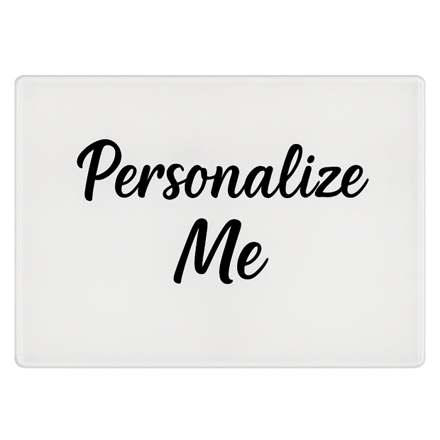 Personalized Glass Cutting Board (11x8 inches) - Custom Crafting Alliance, LLC
