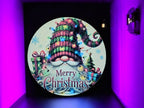Personalized Holiday Sublimated Metal Door Sign - 10