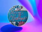 Personalized Holiday Sublimated Metal Door Sign - 10