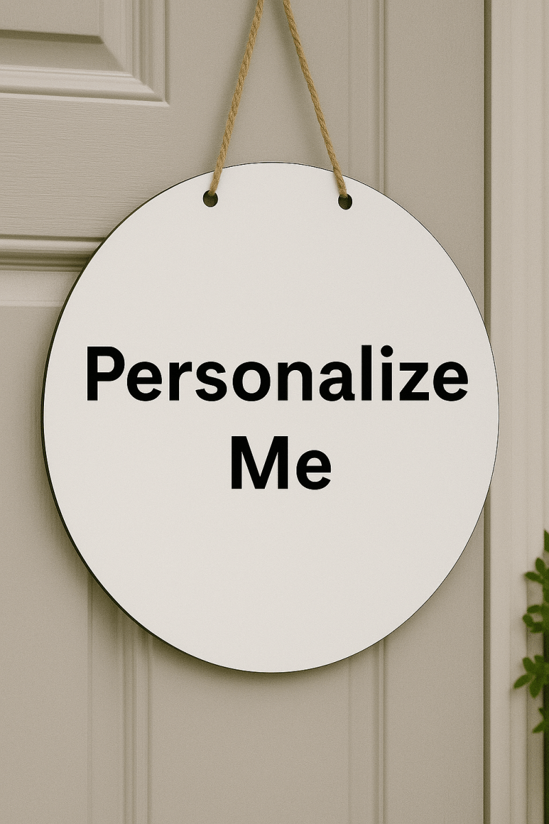 Personalized Metal Door Sign - 10