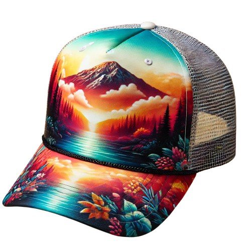 Personalized Trucker Hat – Colorful & Customized Accessory for Any Occasion - Hats - Custom Crafting Alliance, LLC