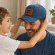 Premium Trucker Cap with Laser - Engraved Leather Patch – Customizable & Stylish - Hats - Custom Crafting Alliance, LLC